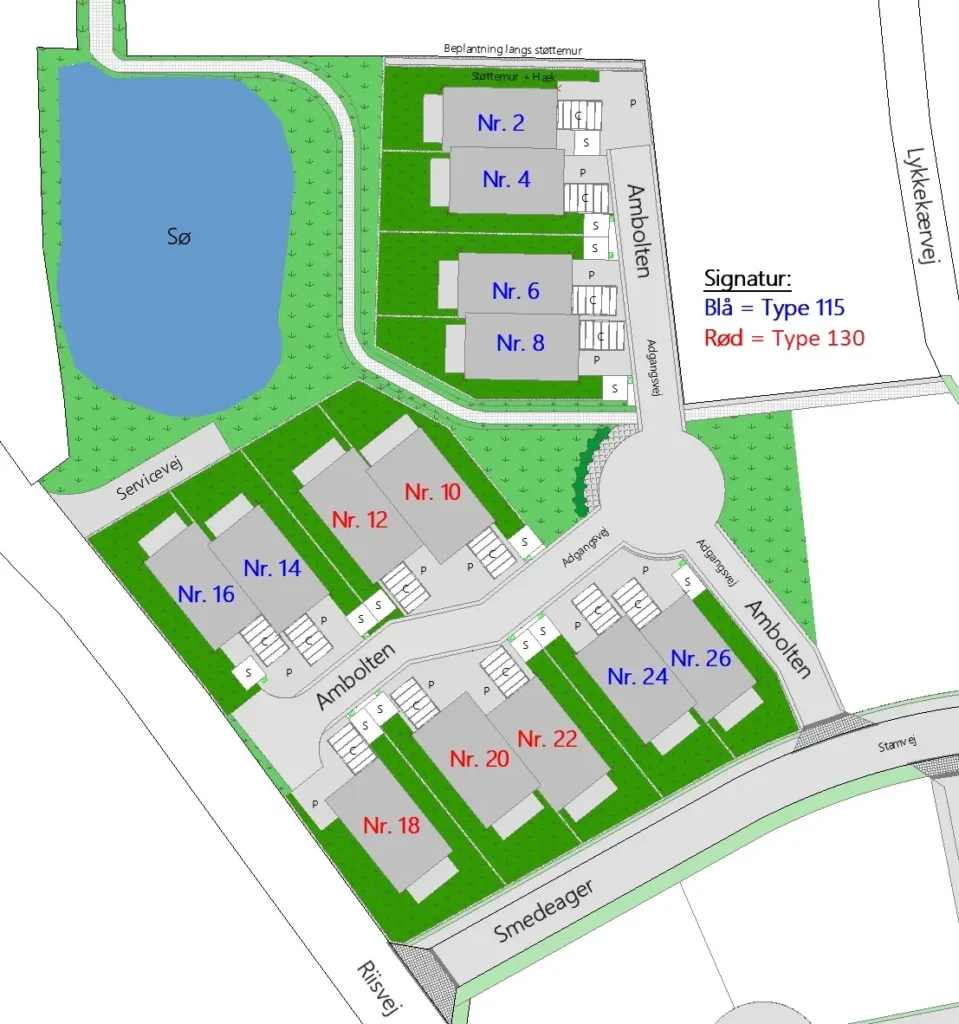 Ambolten beliggenhedsplan