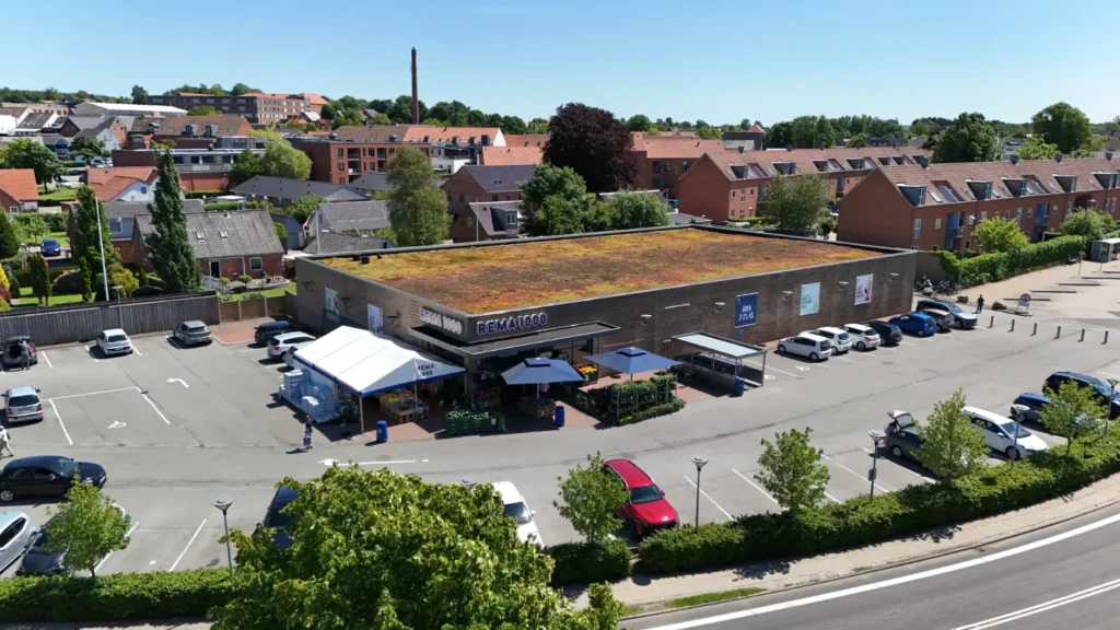 Anbækvej i Hammel, Rema1000, erhverv