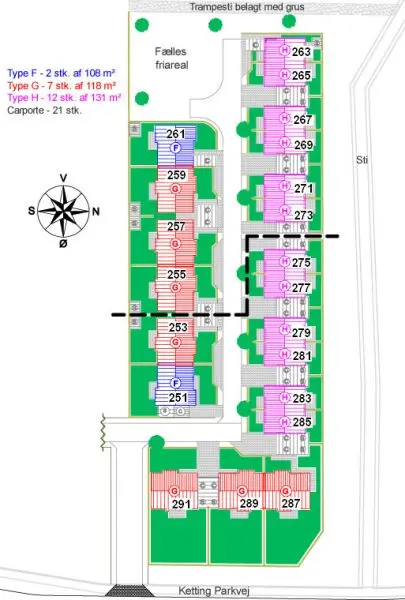 Ketting Parkvej beliggenhedsplan