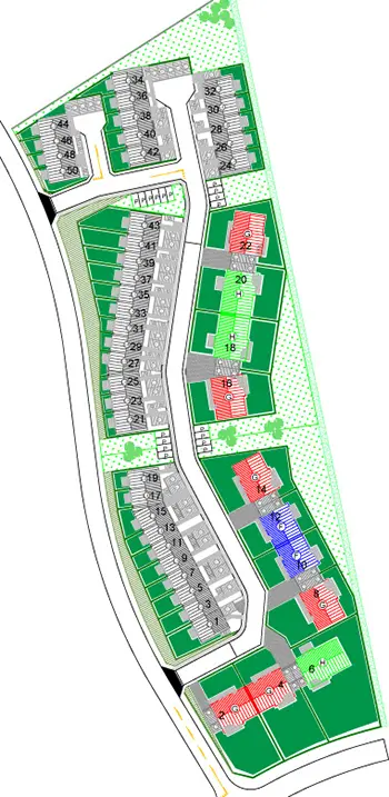 Kildeagertoften beliggenhedsplan