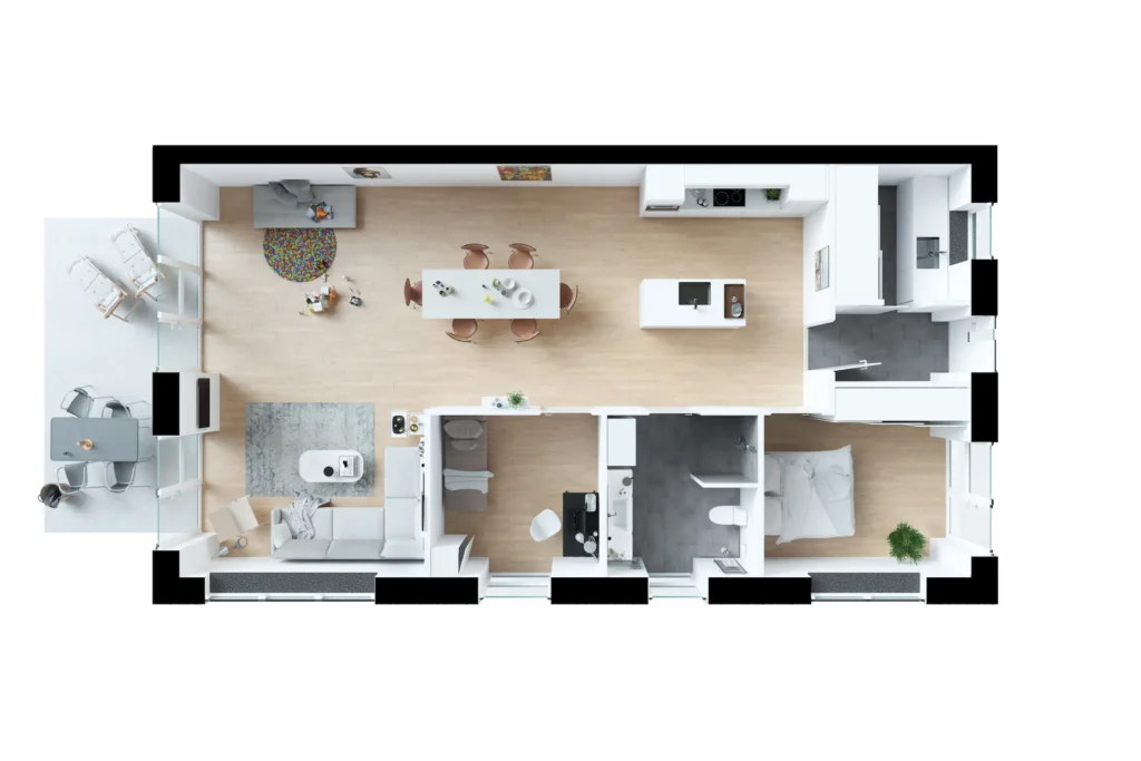 Kildeagervej plantegning 110 m2