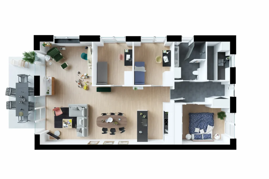 Kildeagervej plantegning 2 127 m2