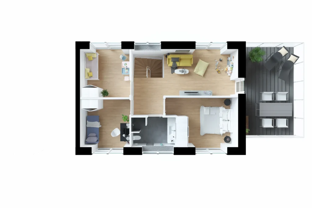 Kildeagervej plantegning 1. sal 140 m2