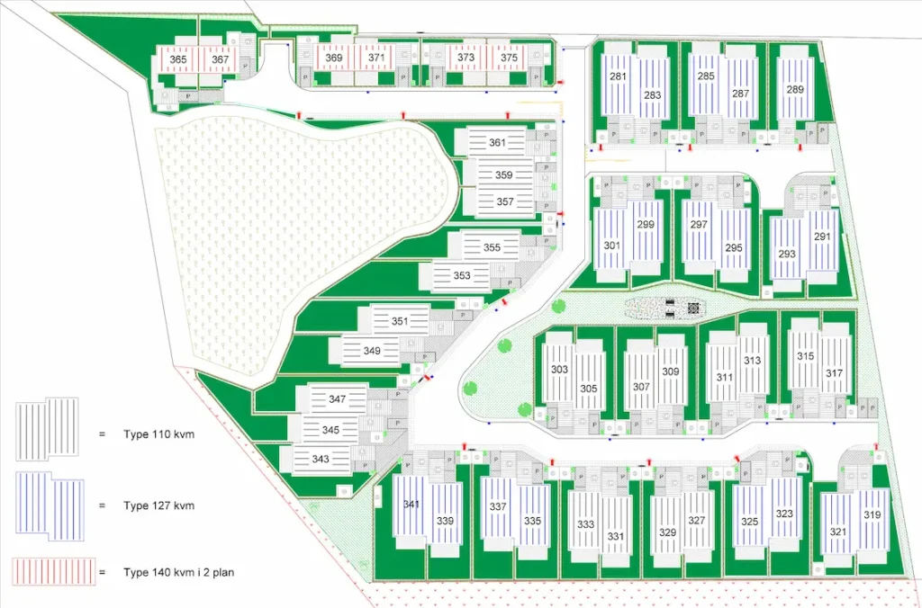 Kildeagervej beliggenhedsplan