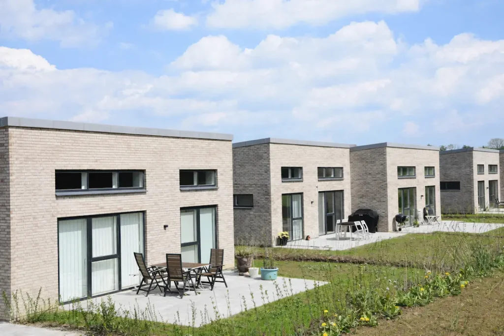 Kildeagervej i Kolt/Hasselager set udefra